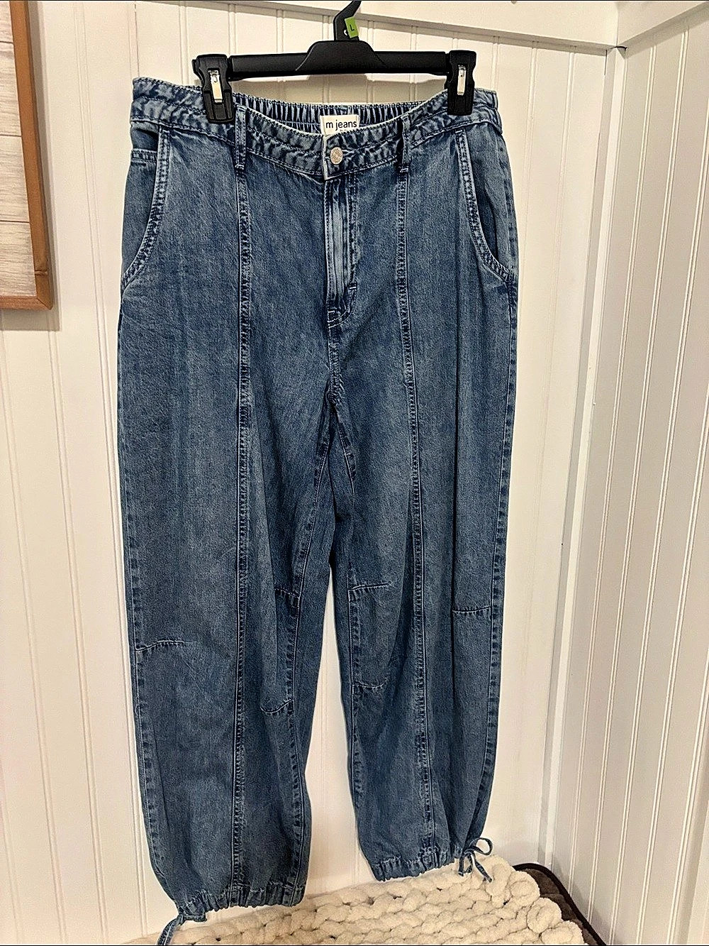 m jeans by maurices jogger jeans Women's Blue Waist 12